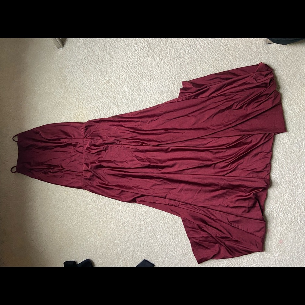 Wine Red Dress